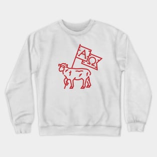 alpha and omega Crewneck Sweatshirt